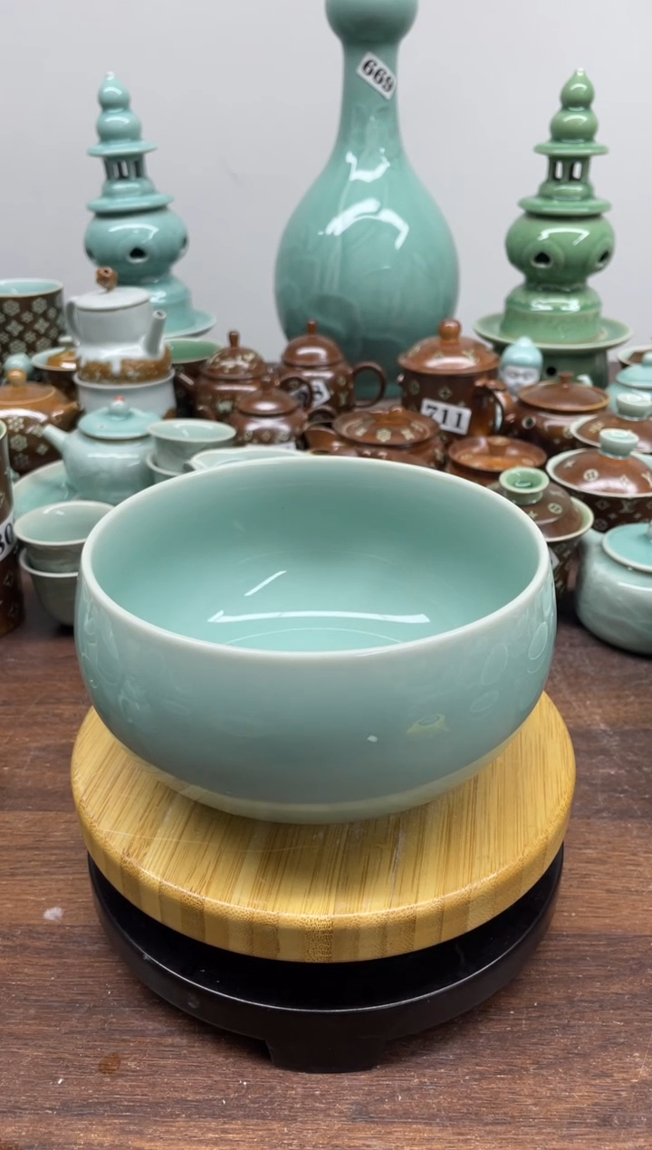 特价青瓷 慧语瓷坊 微瑕15.5*8.8