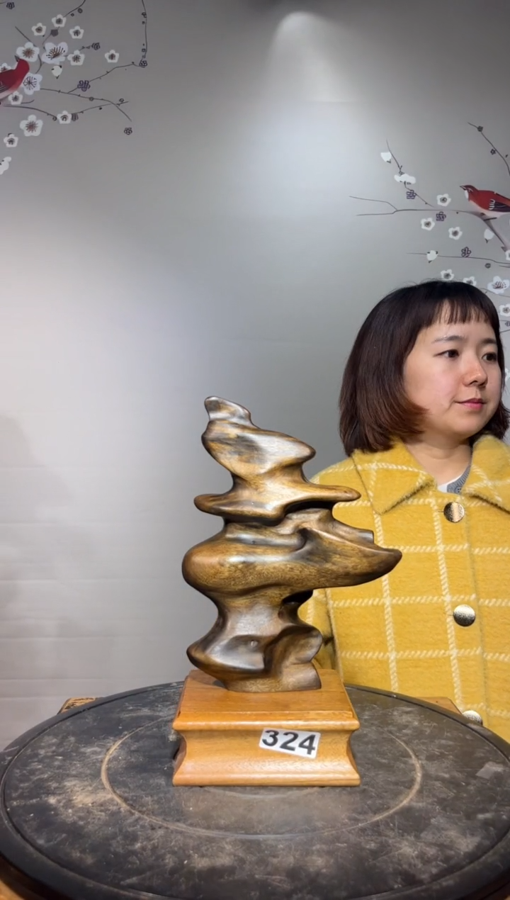 【闪购商品】金丝楠尺寸28.17.11金丝楠乌木摆件