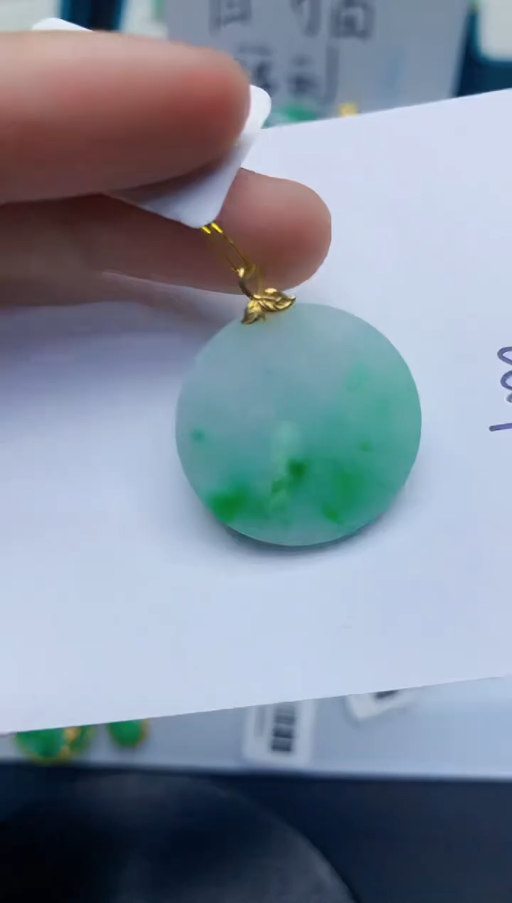 【闪购商品】翡翠颈饰18K金镶嵌000000000