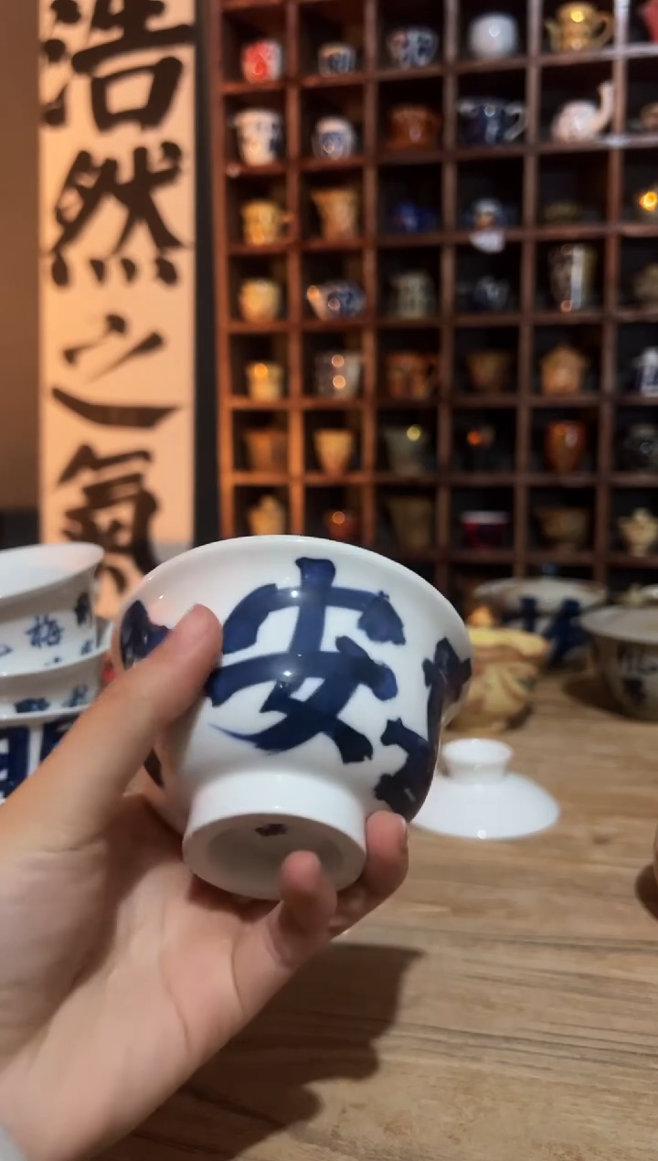 【闪购商品】观云听雨原创手绘茶具