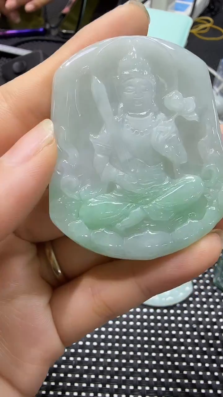 颈饰未镶嵌翡翠一**好4453天然翡翠珠宝带绳多样性发一个