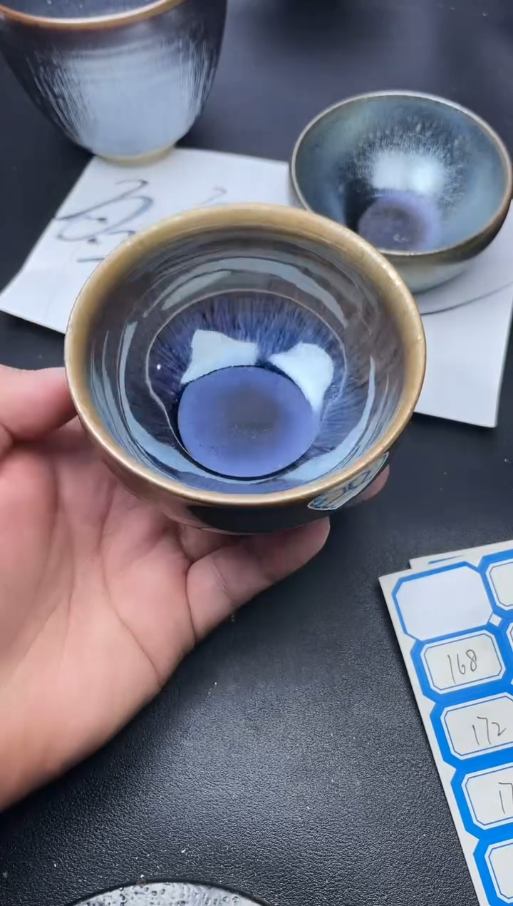 【闪购商品】茶盏165叶紫建盏叶紫