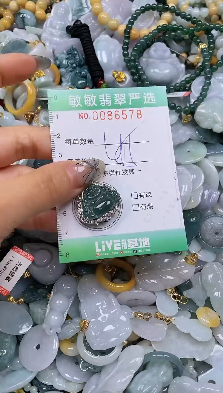 【闪购商品】翡翠颈饰未镶嵌闪购0086578