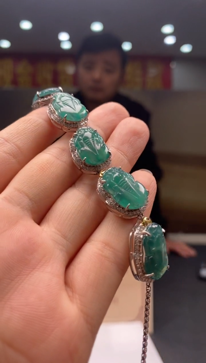 【闪购商品】翡翠颈饰未镶嵌********75