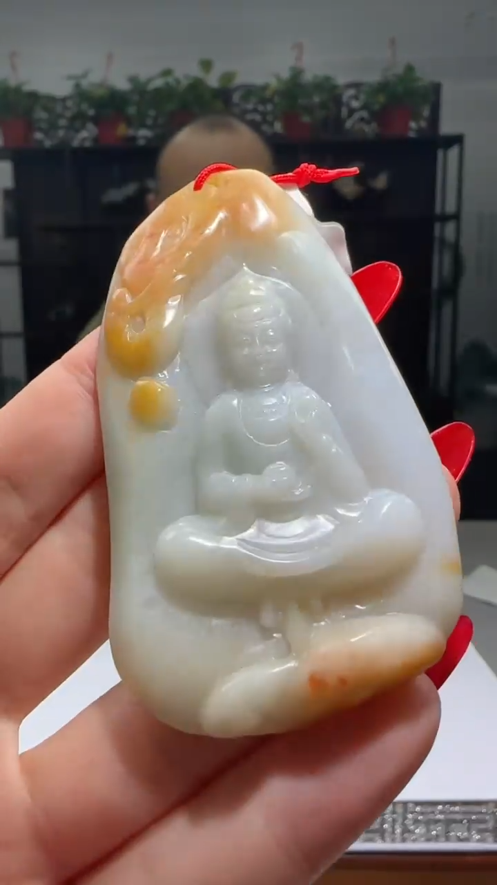 【闪购商品】翡翠颈饰未镶嵌天然翡翠A货吊坠