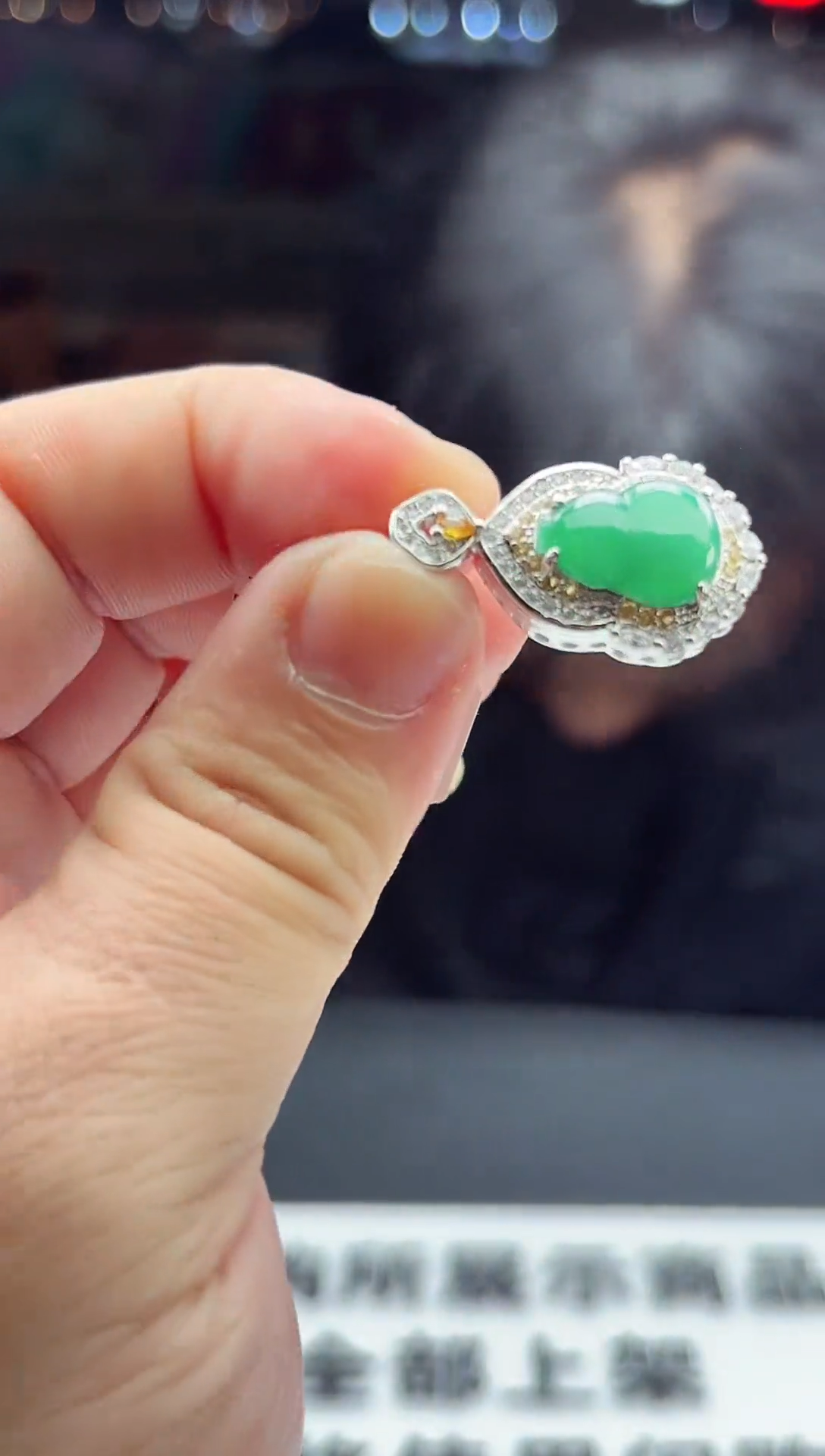 颈饰未镶嵌翡翠天然A货翡翠