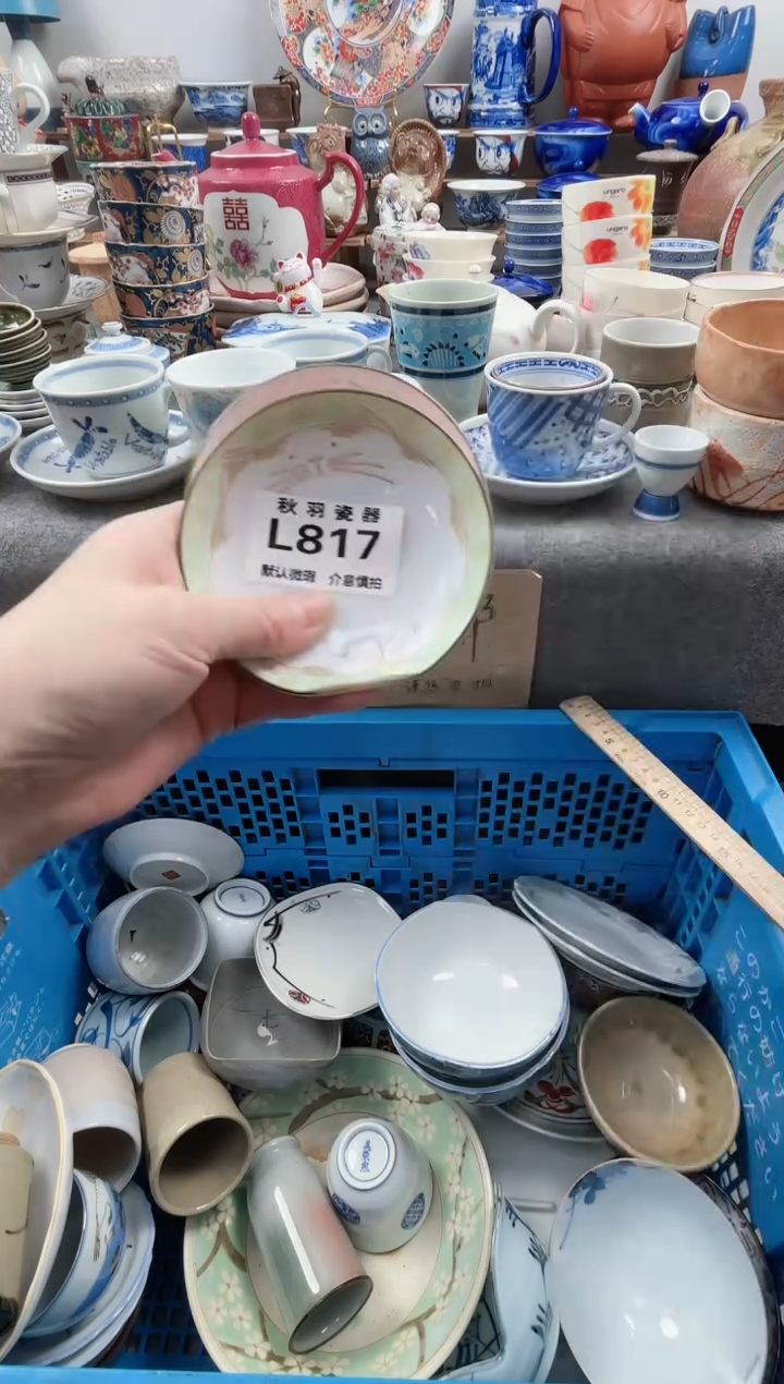 日式凯*默认微瑕千羽瓷器L817