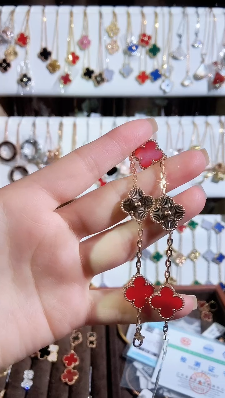 【闪购商品】玛瑙/玉髓手链18K金镶嵌玛瑙K玫