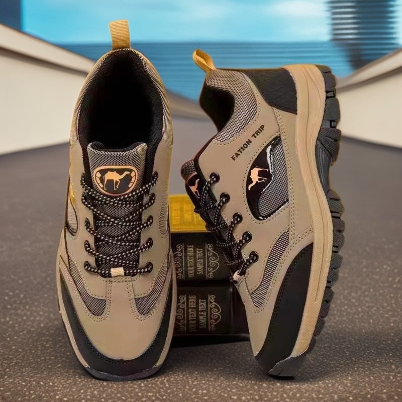 【单棉同款】新款四季男士户外运动鞋轻便舒适徒步旅游登山大码男鞋