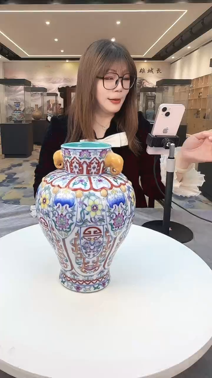 瓷片景德镇陶瓷摆件L28