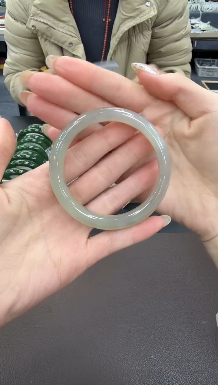 未镶嵌手镯和田玉浅***。多样性发其一zj春彩色圈口58-59