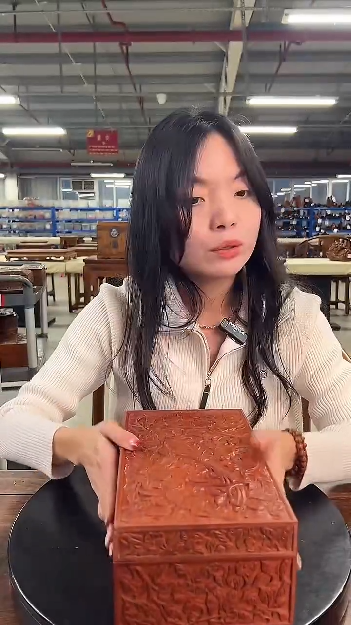 木DZ1058M55富贵长寿长方盒