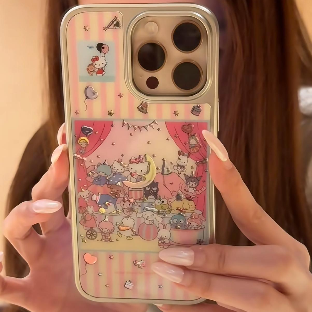 动物排队ins风适用于多型号的手机壳