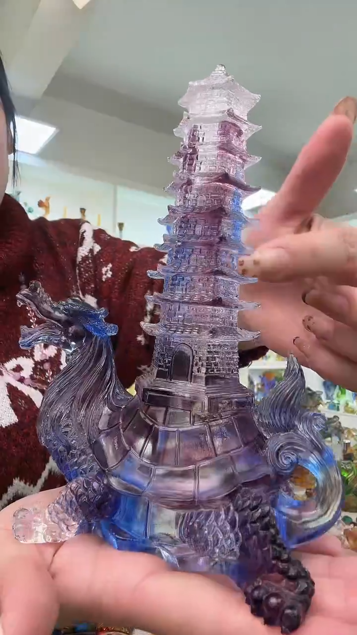 手工艺品琉璃大号塔