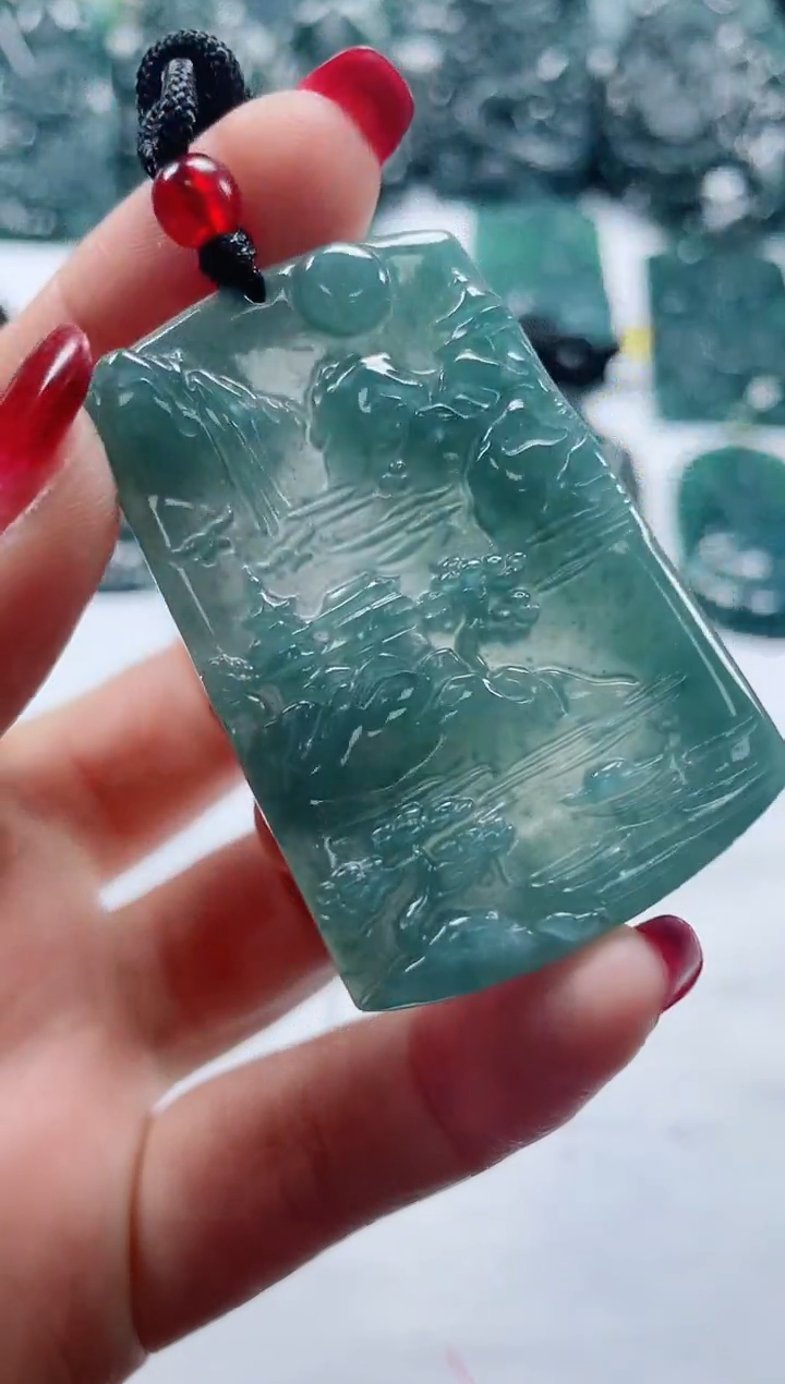 【闪购商品】翡翠颈饰未镶嵌多样性发货一件发货-山水牌