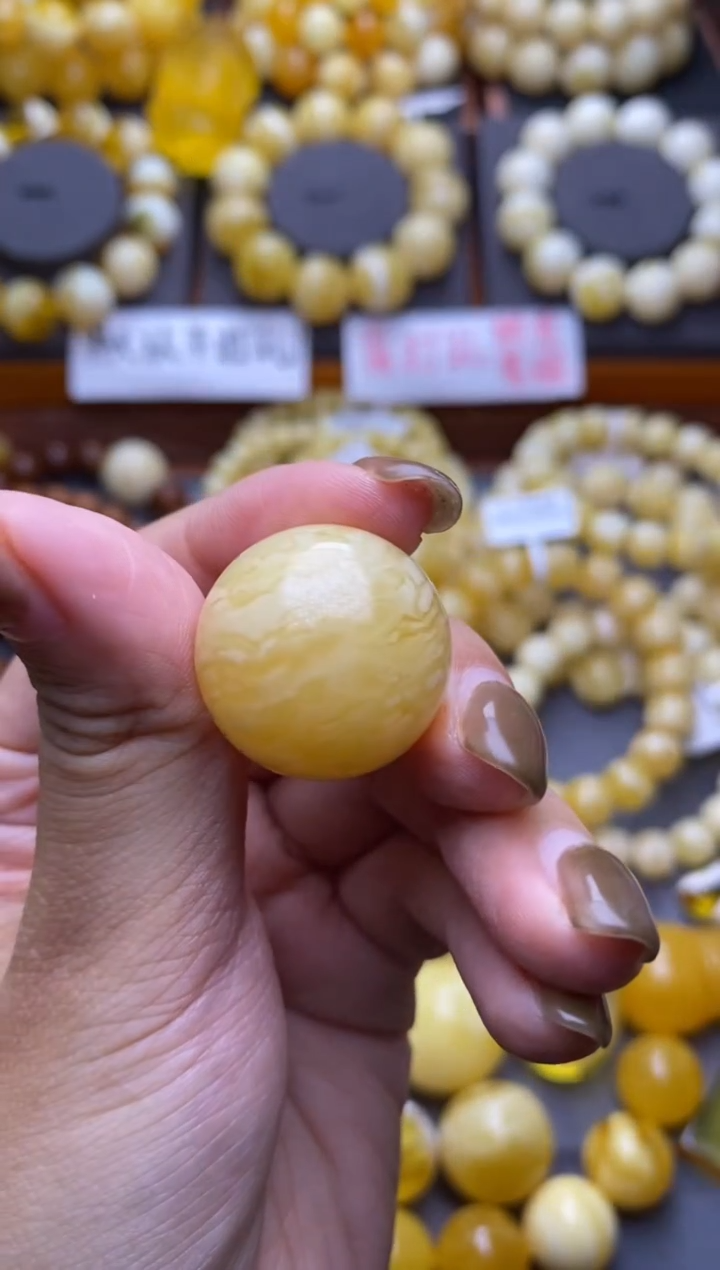 【闪购商品】琥珀裸石未镶嵌大小姐珠宝严选110