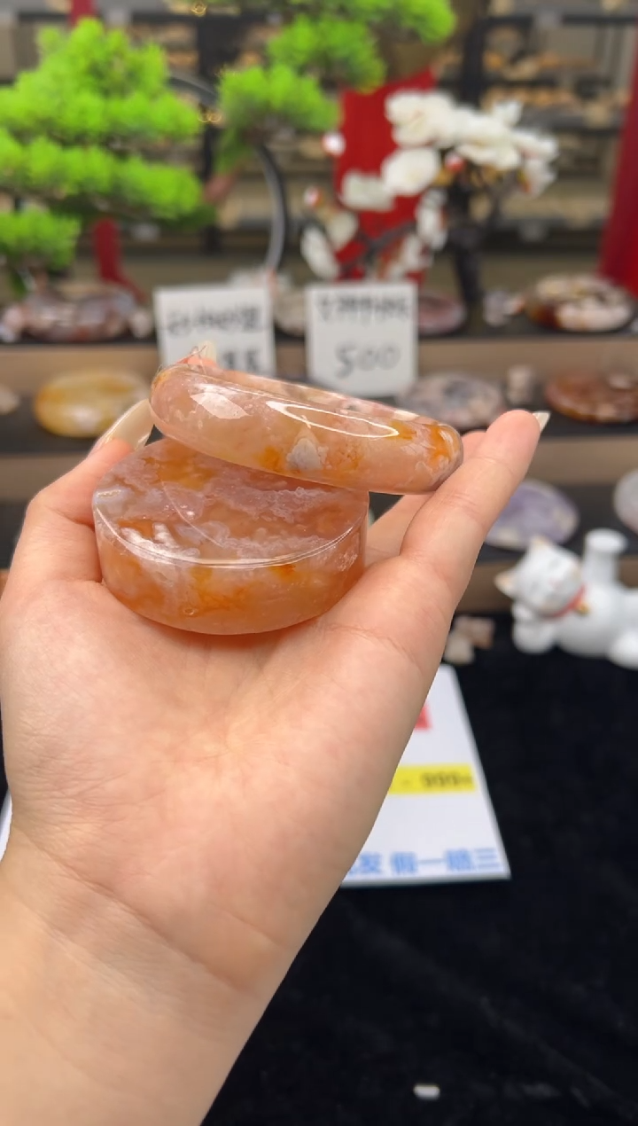 【闪购商品】石英质玉手镯未镶嵌62圈口（赠送镯心）61820