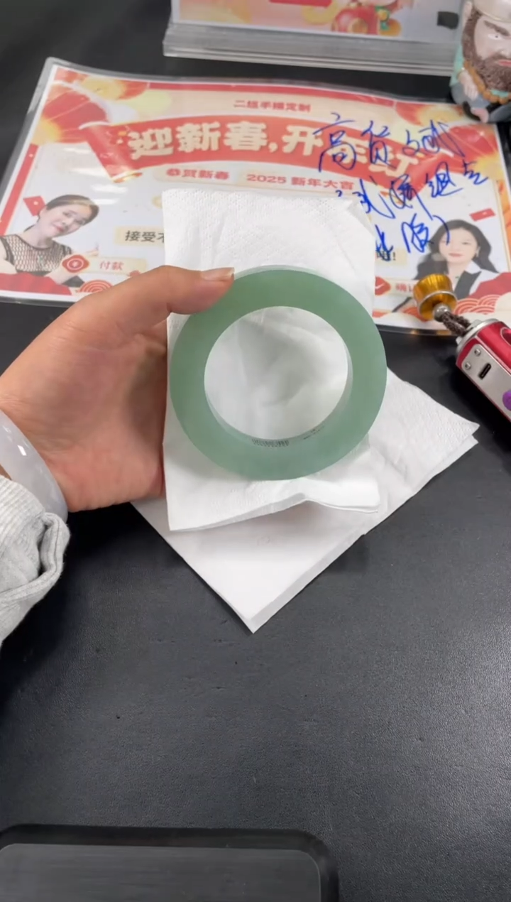 【闪购商品】定制翡翠手镯未镶嵌正圈圆条AWH/28DZS