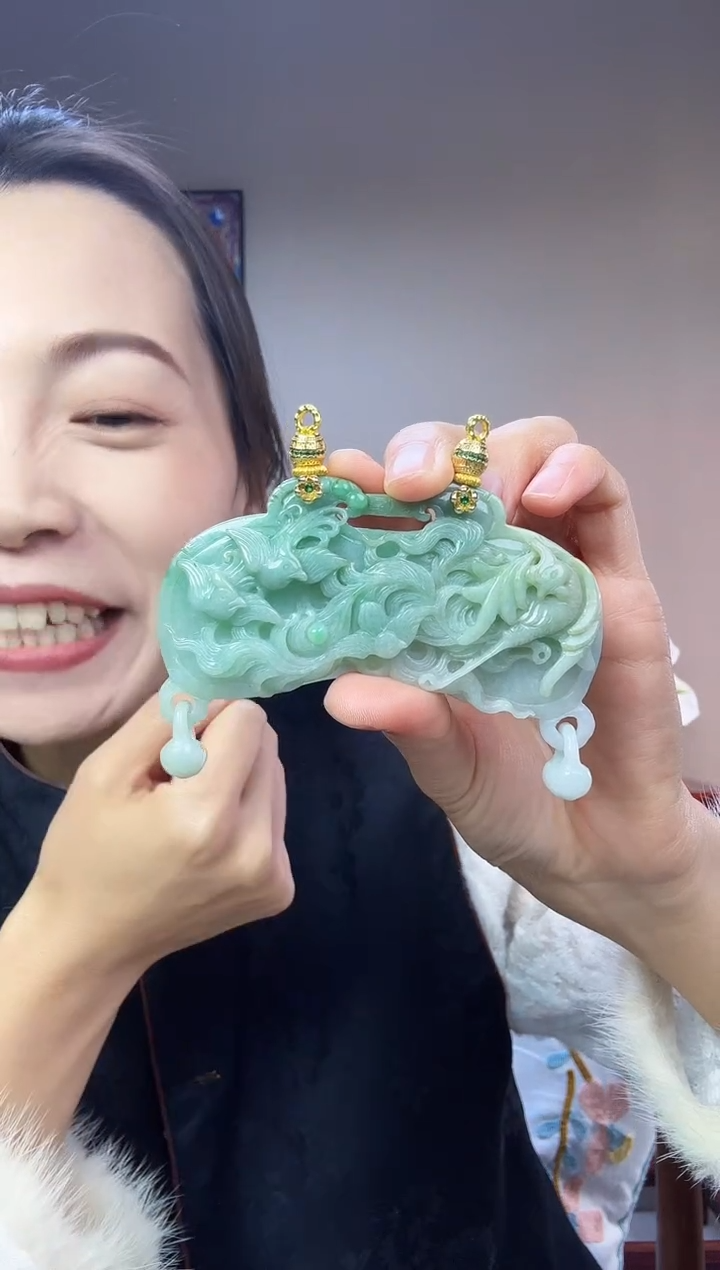 【闪购商品】翡翠颈饰未镶嵌特色原创翡翠颈饰