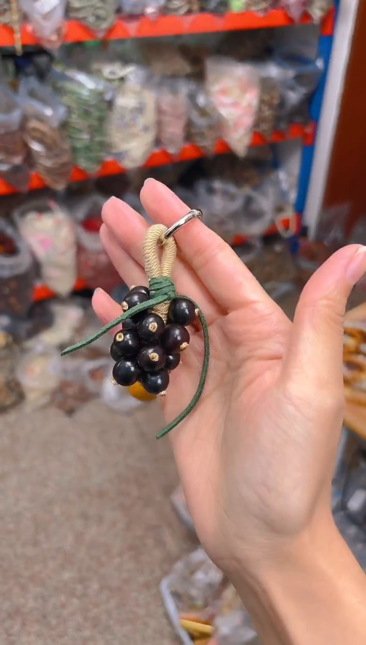 吊坠菩提根/象牙果无患子葡萄串挂件