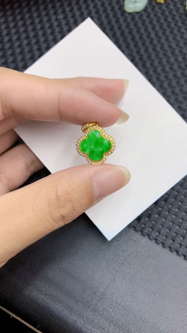 【闪购商品】翡翠颈饰银S925镶嵌            8