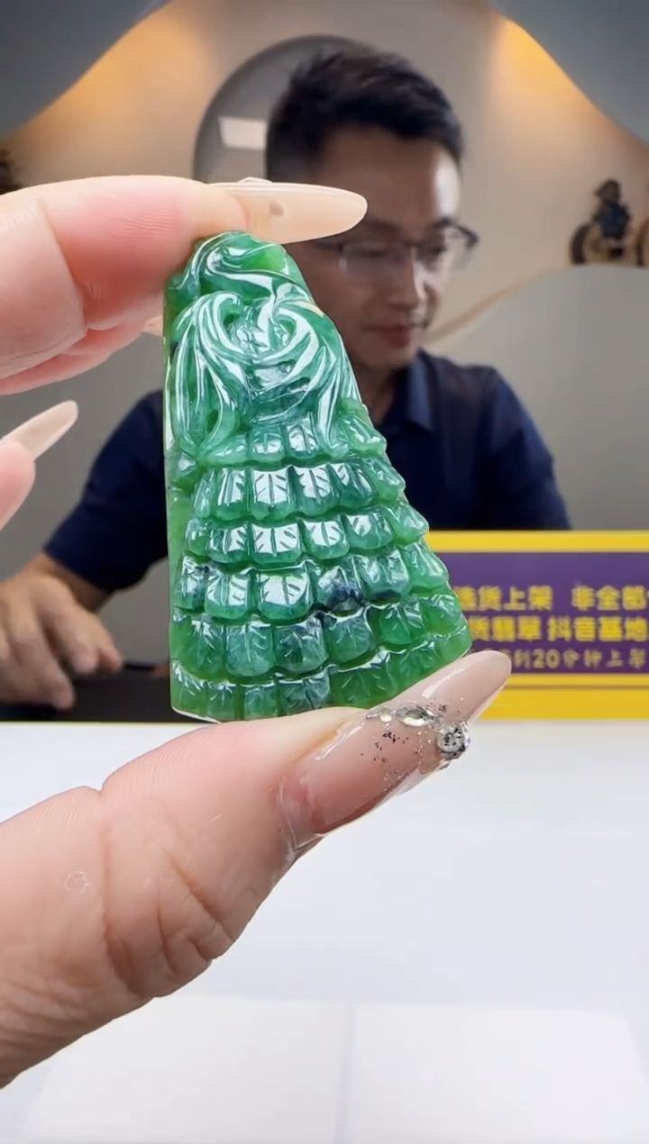 翡翠未镶嵌颈饰Q21911翡翠