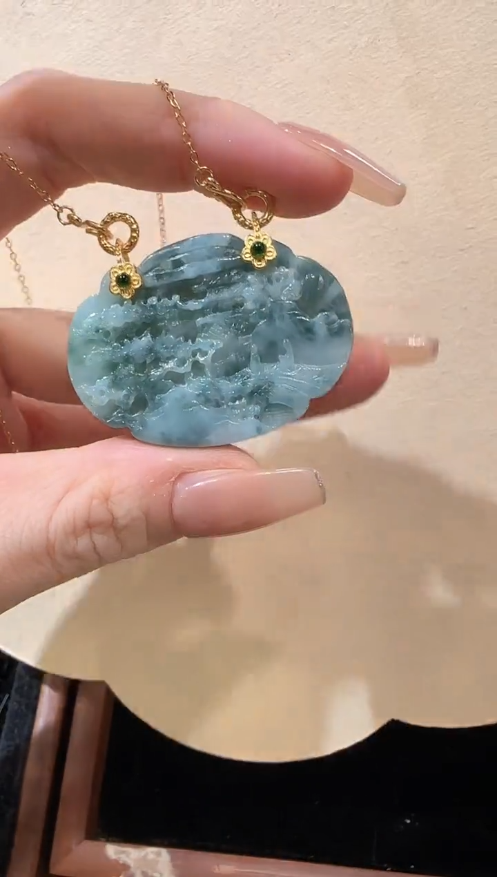 【闪购商品】翡翠颈饰未镶嵌国风