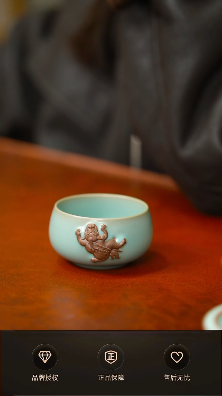 其他仿古支钉貔貅禅定杯不完美