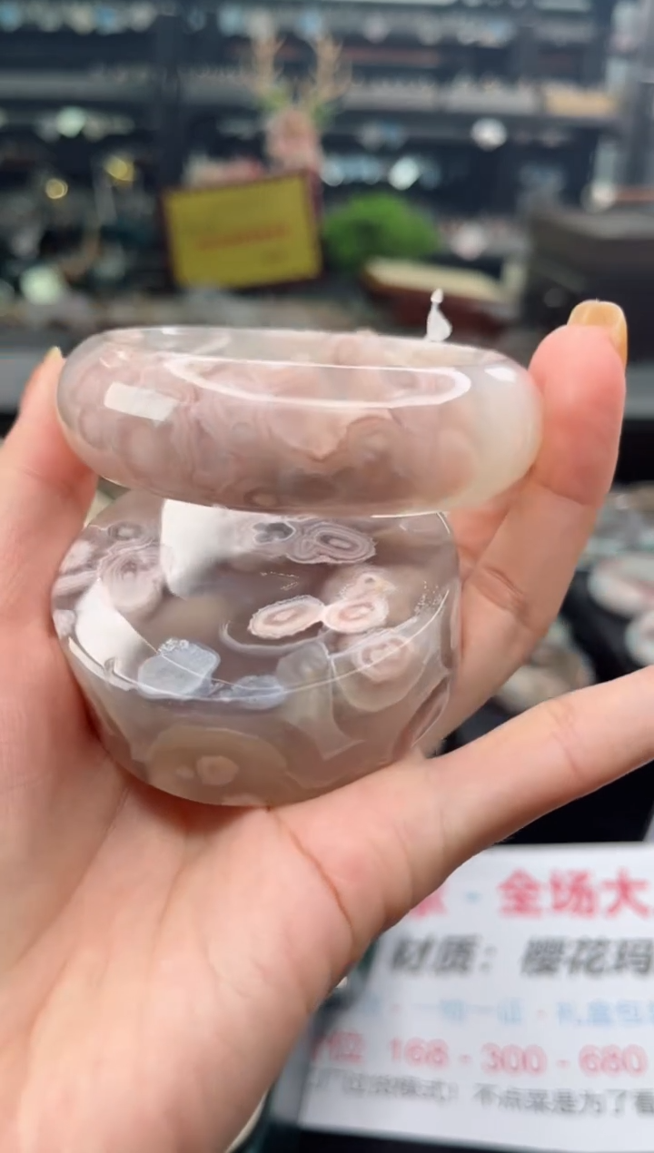 【闪购商品】石英质玉手镯未镶嵌60圈口（赠品镯心）6681271
