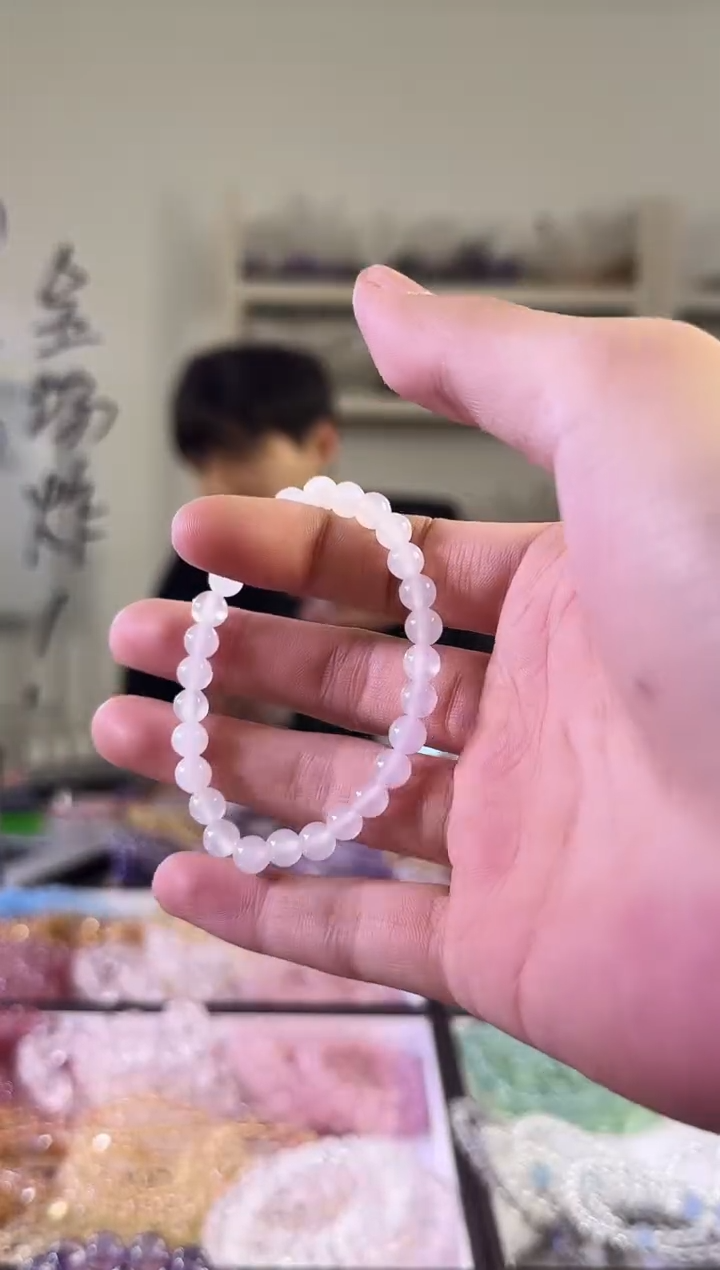 【闪购商品】水晶手链银S925镶嵌小凯总-玉髓福利