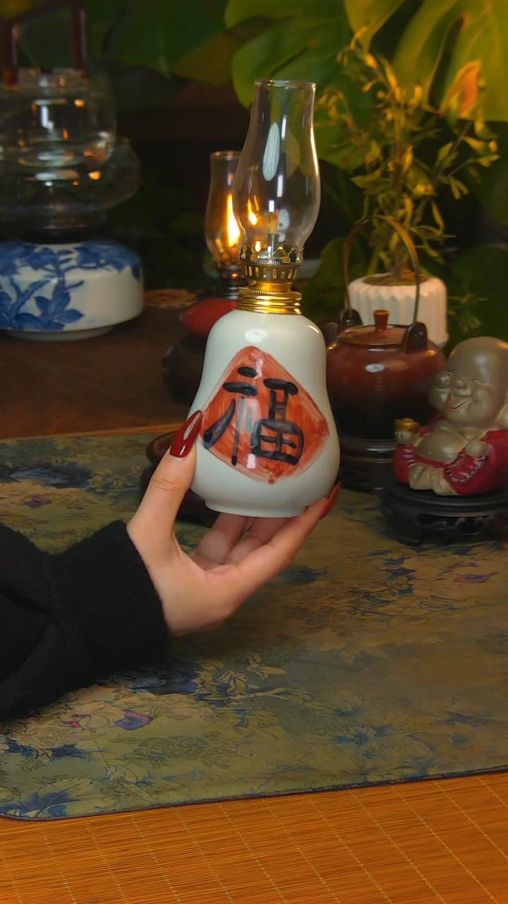 【闪购商品】景德镇陶瓷灯摆件