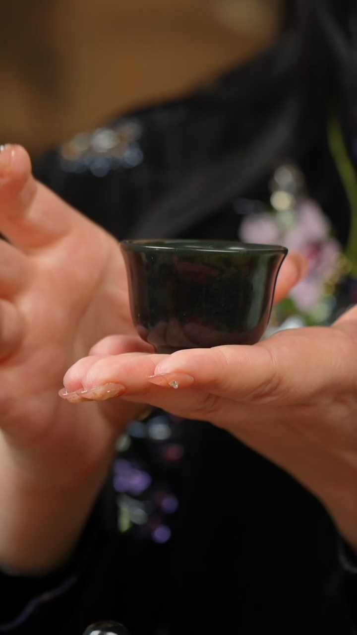 未镶嵌和田玉把件茶杯（多样性发货）