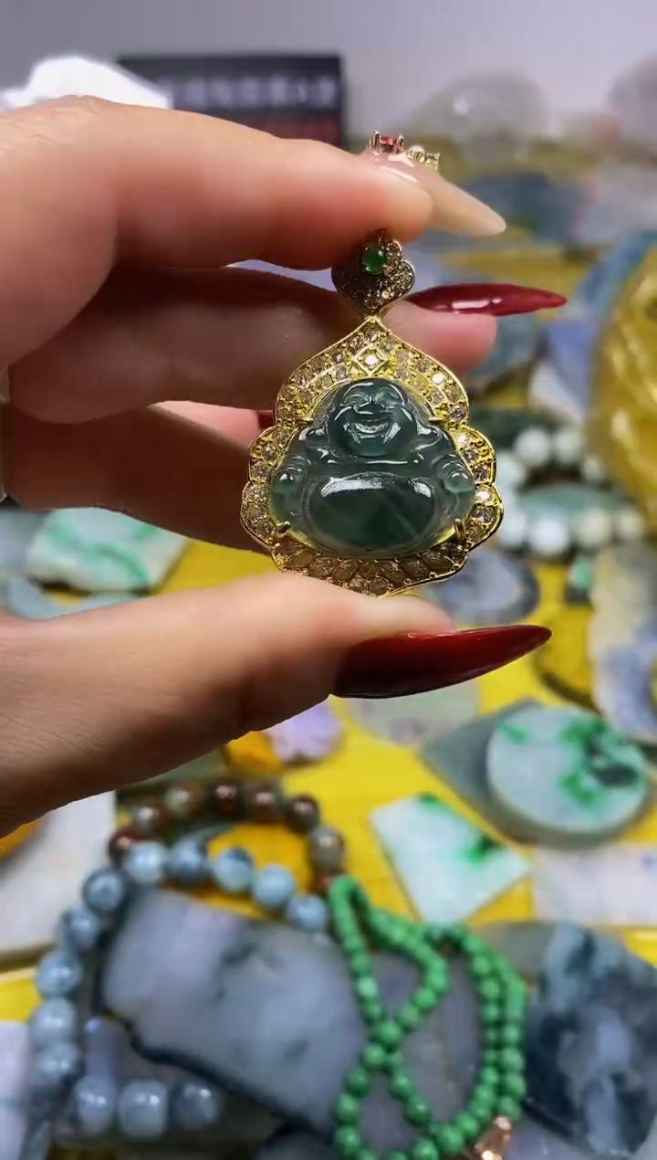 散珠翡翠天然缅甸翡翠A货088