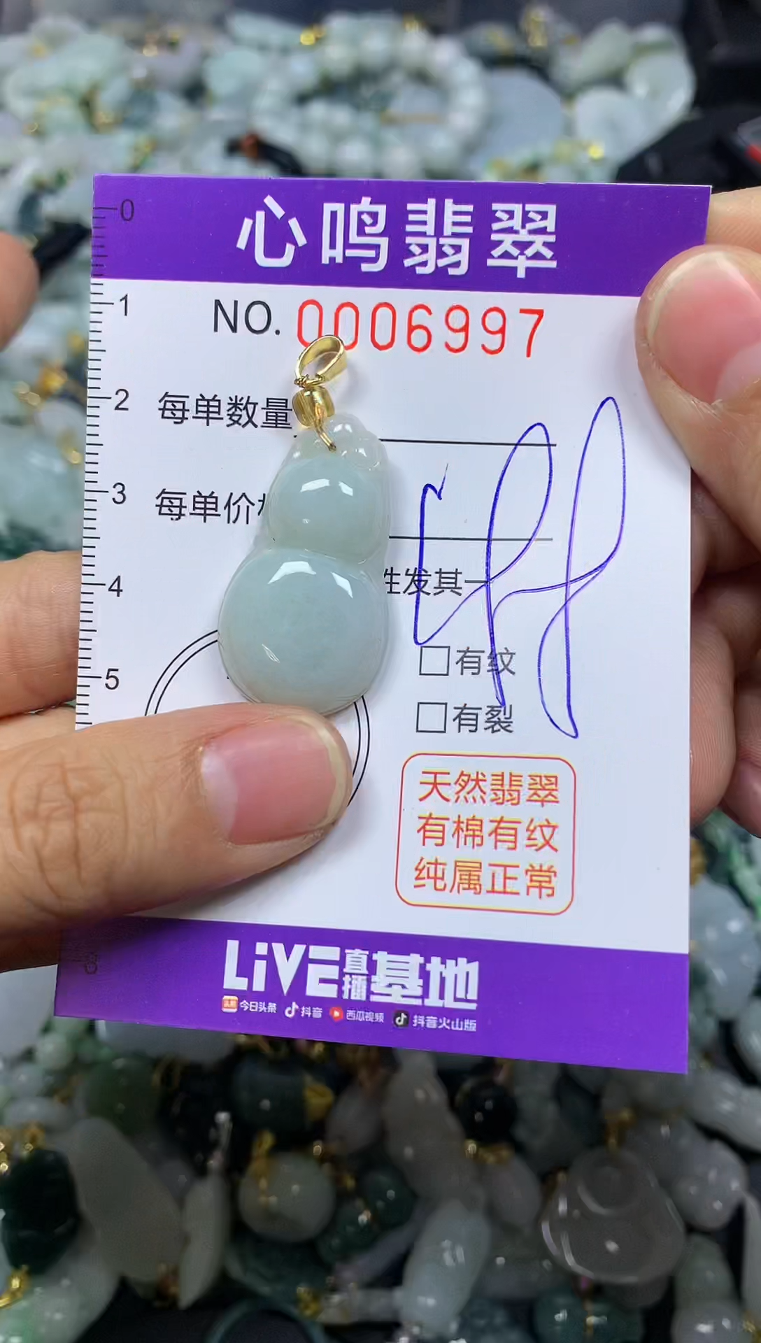 【闪购商品】翡翠颈饰未镶嵌闪购006997