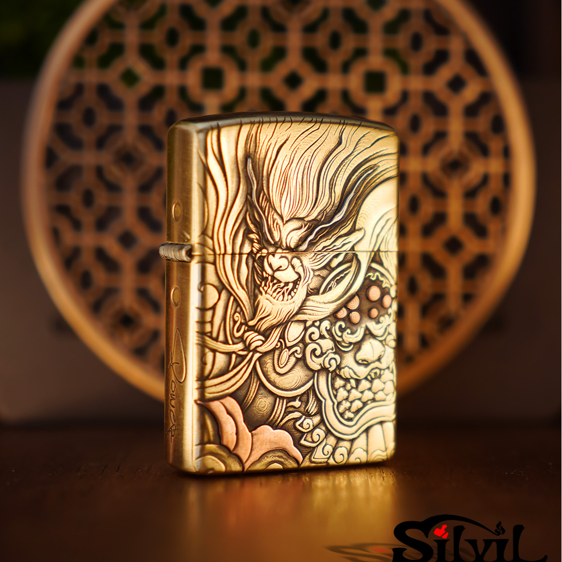 银匠村SILVIL正品防风打火机常规系列《魔猴降世》power作简装自用