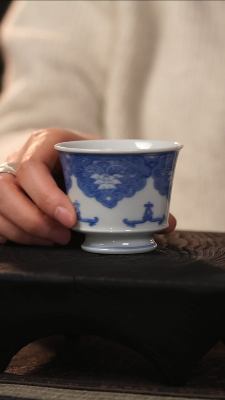 【闪购商品】善见堂 余蕴堂青花杯