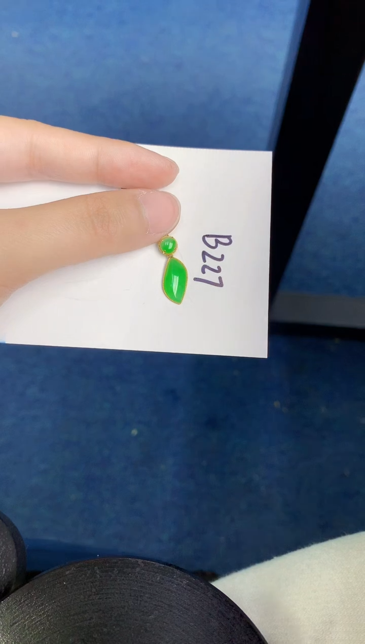 【闪购商品】翡翠颈饰18K金镶嵌000000000