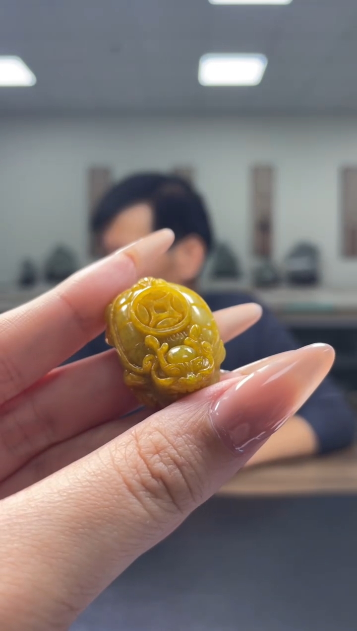 颈饰未镶嵌翡翠天然A货翡翠随机发一件41