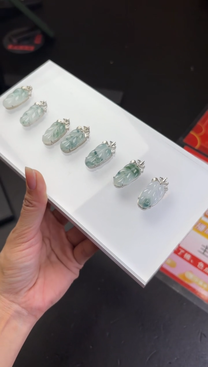 【闪购商品】翡翠挂件银S925镶嵌多样性发一件30262BY