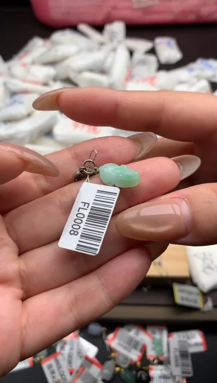 【闪购商品】翡翠挂件银S925镶嵌一