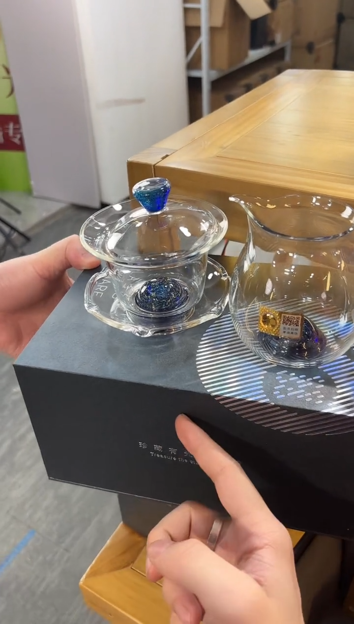 【闪购商品】禾器-斑斓禾荷盖碗+禾器清悦斑斓