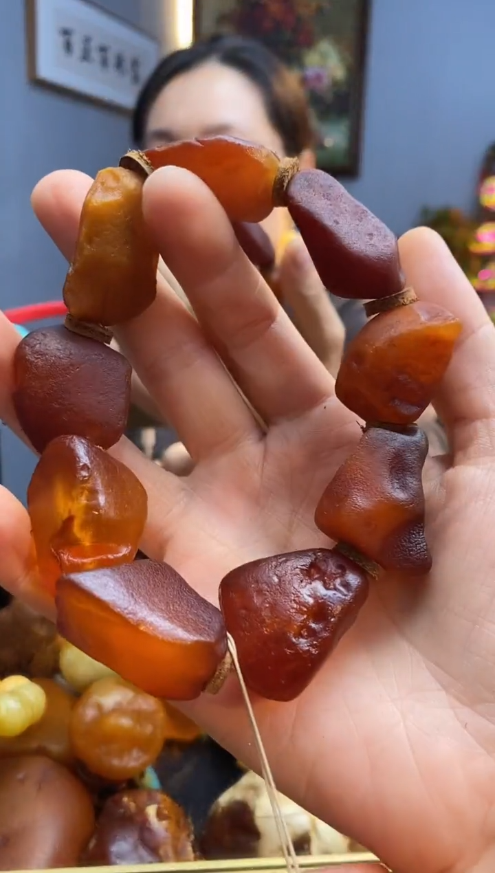未镶嵌琥珀手串手串