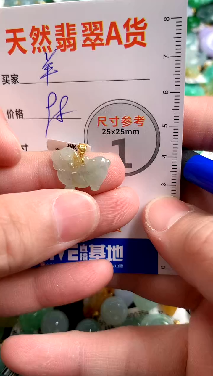 【闪购商品】翡翠颈饰18K金镶嵌13009135