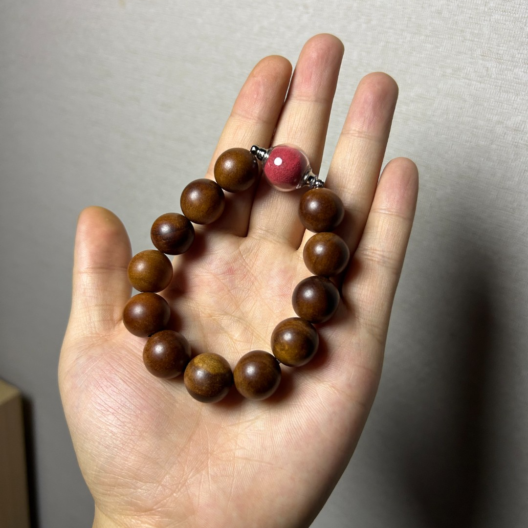 杨大胆同款木制雷枣串，男款，漂亮小饰品