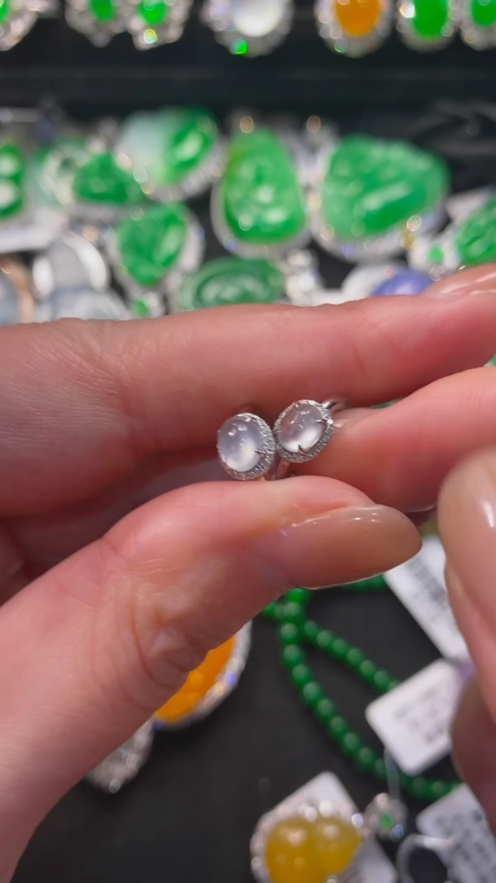 【闪购商品】翡翠颈饰未镶嵌耳拍