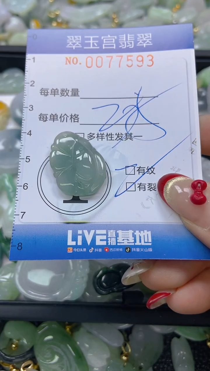 【闪购商品】翡翠颈饰未镶嵌闪购0077593