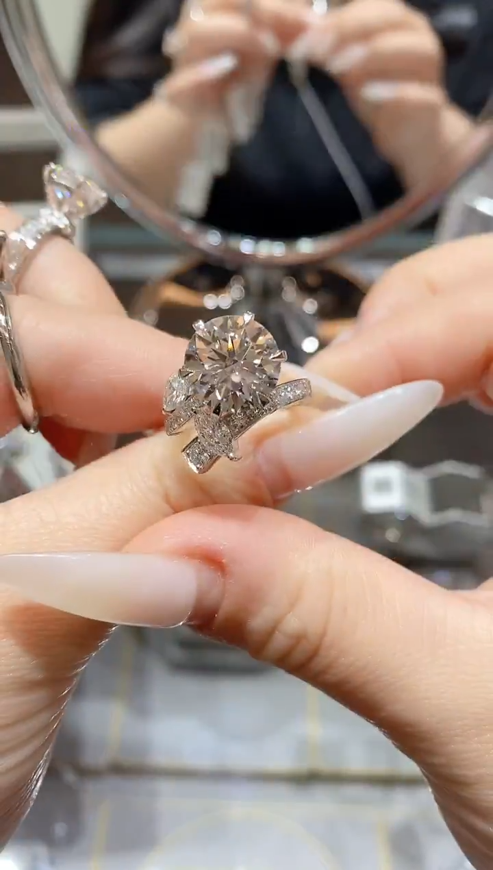 铂Pt950镶嵌实验室培育钻石5