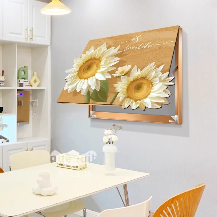 电表箱装饰画餐厅弱电闸箱壁画太阳花遮丑箱遮挡挂画饭厅配电箱画