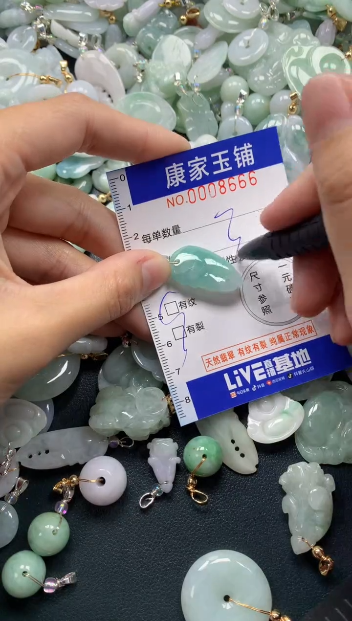 颈饰未镶嵌翡翠8666