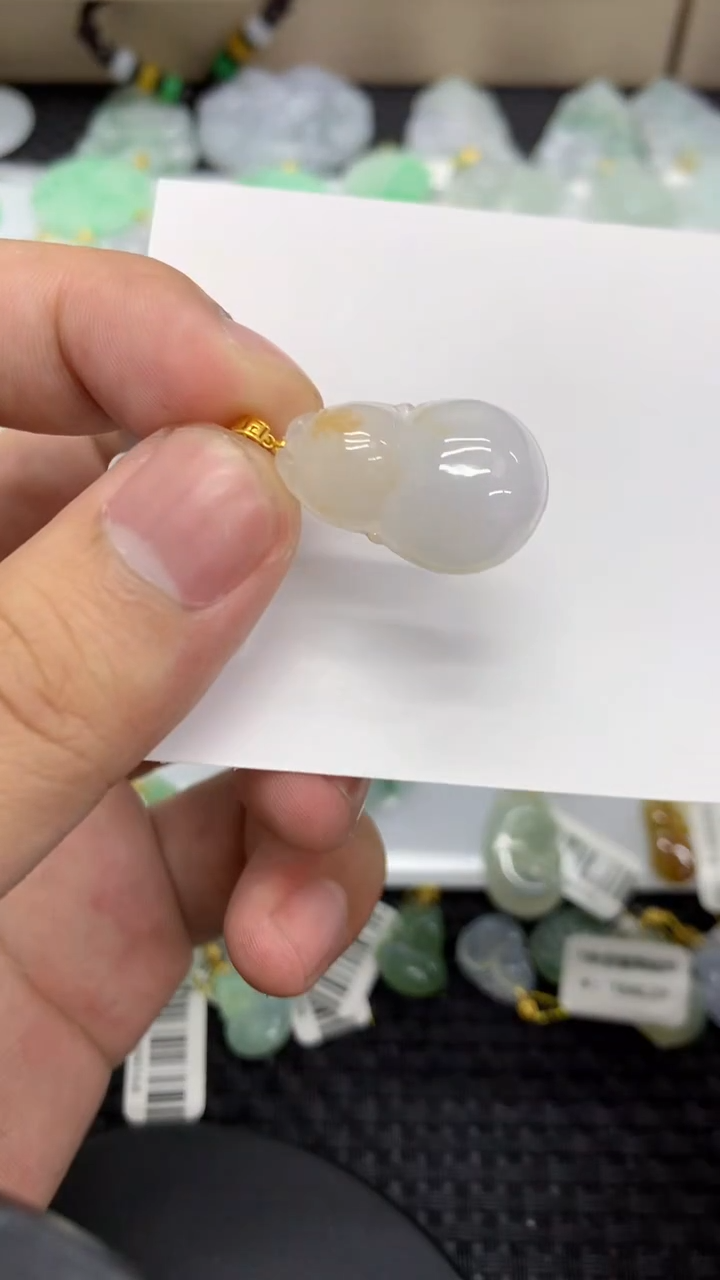 【闪购商品】翡翠颈饰18K金镶嵌111111111111